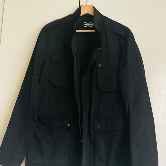 Emilio Guido Black Men's Coat size:50 (M) - Picture 4 of 4